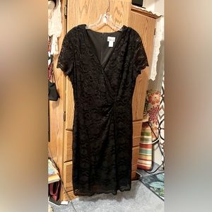 Robbie, B size 14 sexy lace shear cap sleeve. 14 NWOT